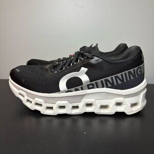 On Cloudmonster 2 Women's Size 8 Black High Cushioned Athletic Running Shoes